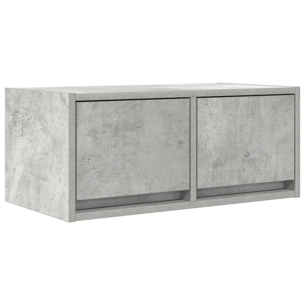 Meuble tv mural peu bois marron 60 x 31 x 25.5 cm