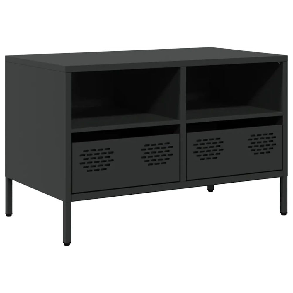 Meuble tv industriel avec noire 68 x 39 x 43.5 cm