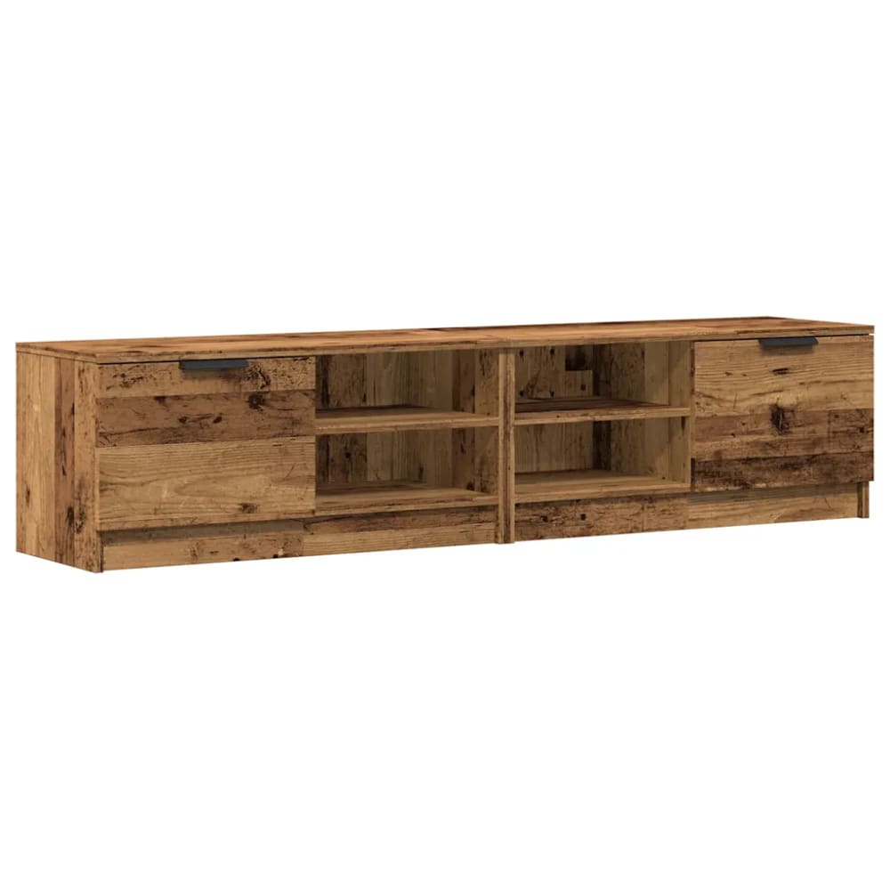Lot de 2 meubles bois marron 80 x 35 x 36.5 cm Lot de 2 meubles bois marron 80 x 35 x 36.5 cm