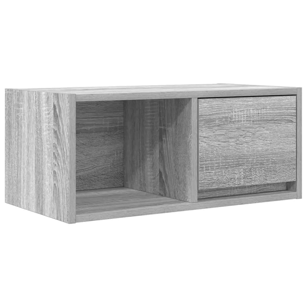 Meuble tv mural peu bois marron 60 x 31 x 25.5 cm