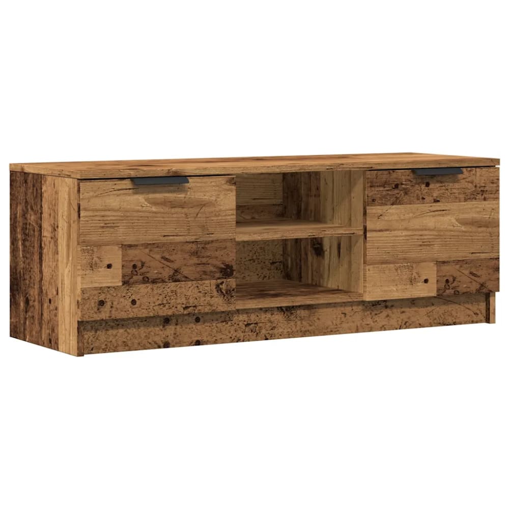 Meuble tv vieux bois bois marron 102 x 35 x 36.5 cm Meuble tv vieux bois bois marron 102 x 35 x 36.5 cm