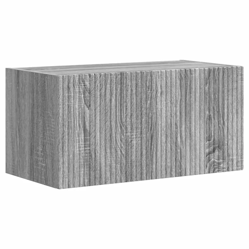 Meuble tv mural moderne bois marron 60 x 31 x 29.5 cm Meuble tv mural moderne bois marron 60 x 31 x 29.5 cm
