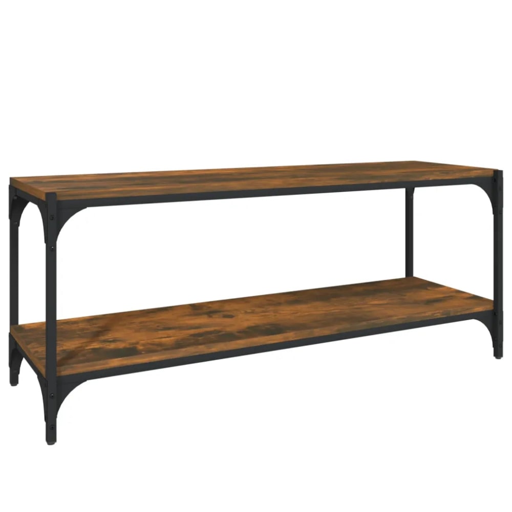 Meuble tv style industriel bois beige 100 x 33 x 41 cm Meuble tv style industriel bois beige 100 x 33 x 41 cm