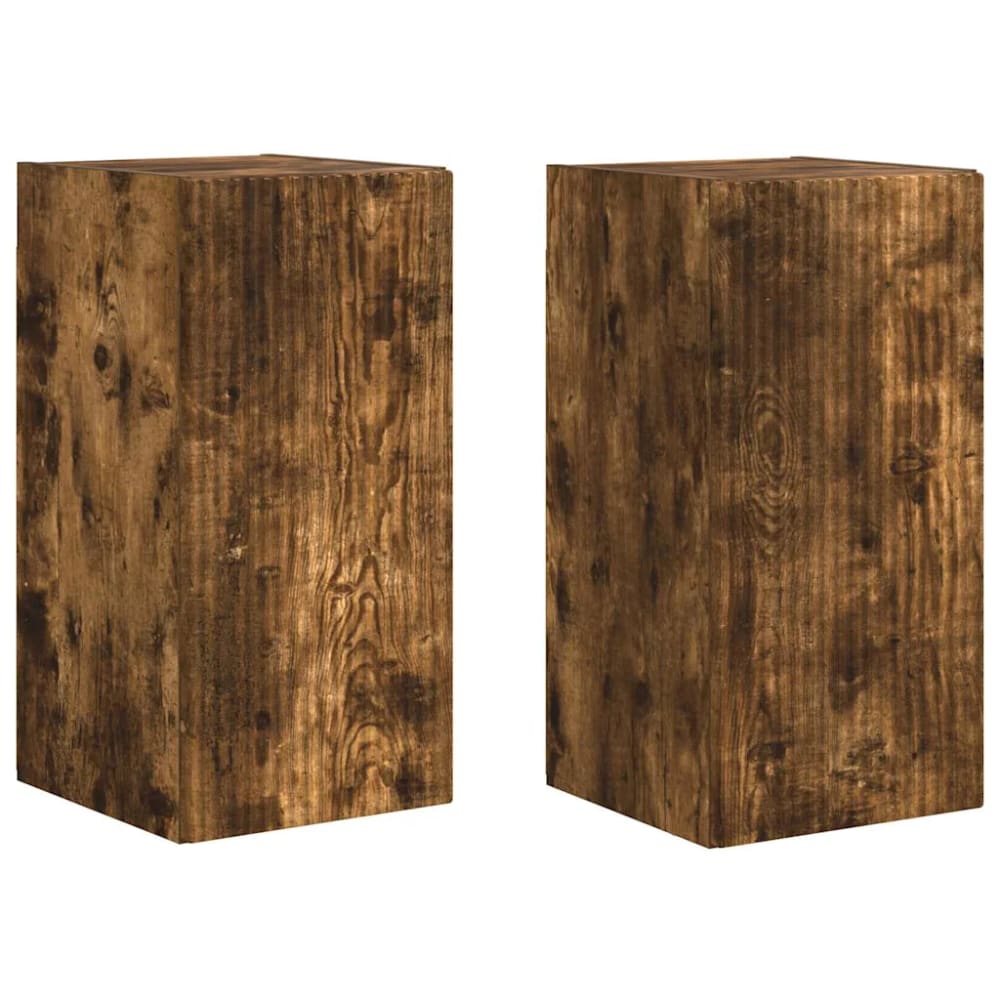 Meuble tv mural moderne bois beige 30 x 31 x 60 cm