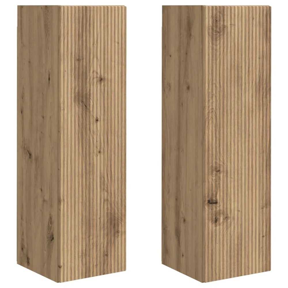 Meuble tv mural moderne bois beige 30 x 31 x 100 cm Meuble tv mural moderne bois beige 30 x 31 x 100 cm