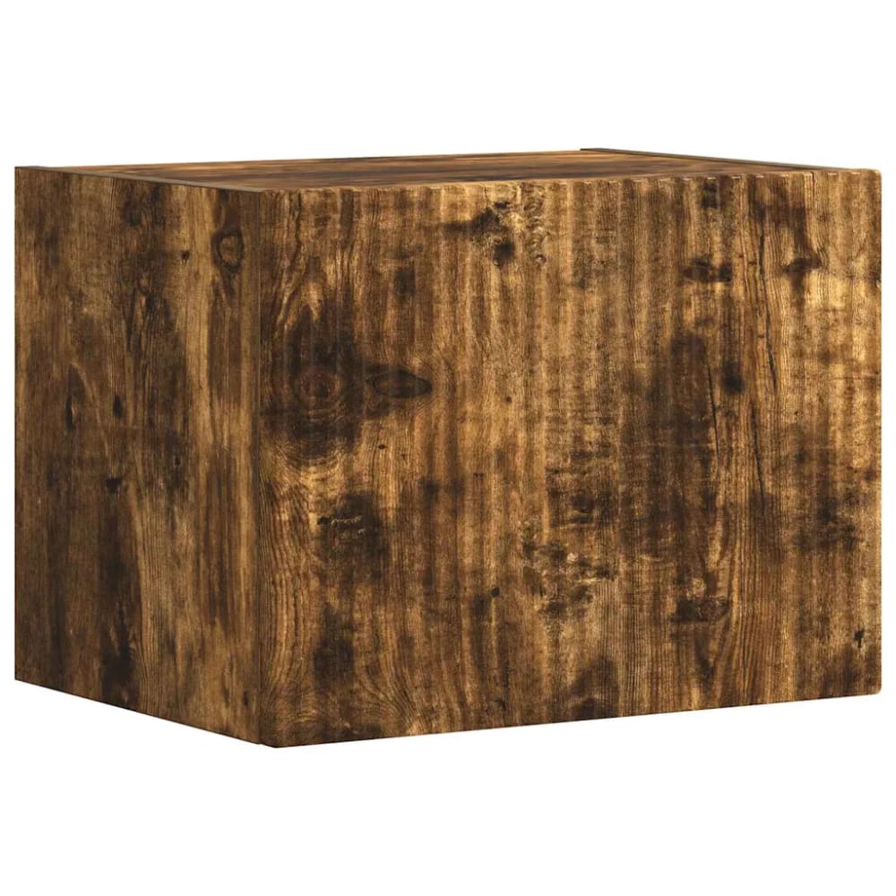 Meuble tv mural moderne bois beige 39 x 31 x 29.5 cm Meuble tv mural moderne bois beige 39 x 31 x 29.5 cm