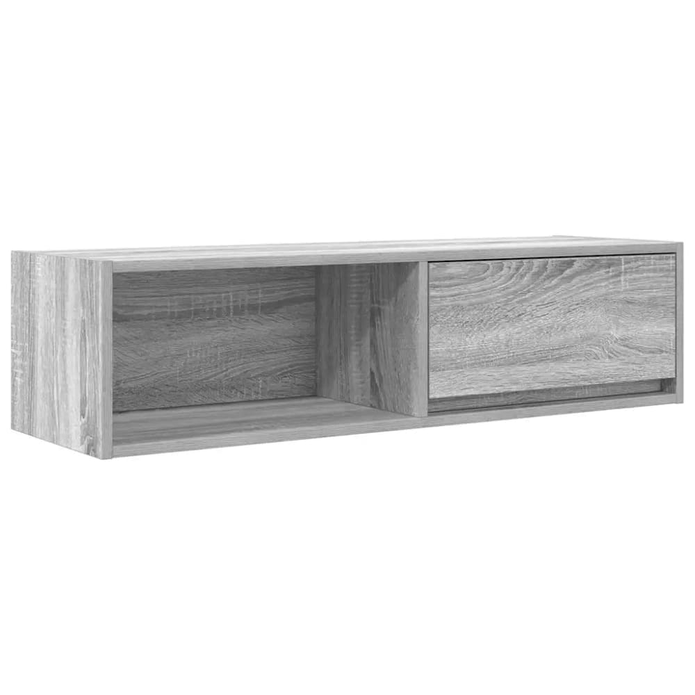 Meuble tv mural peu bois marron 100 x 31 x 25.5 cm Meuble tv mural peu bois marron 100 x 31 x 25.5 cm