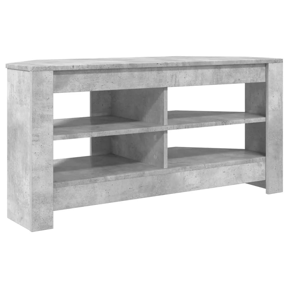 Meuble tv d'angle moderne bois marron 102 x 41 x 50 cm