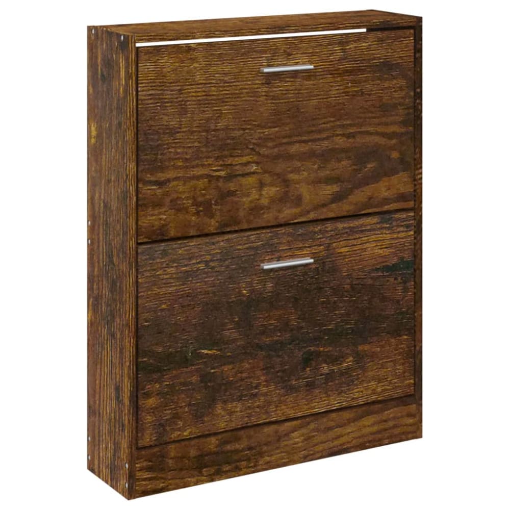 Armoire à chaussures range bois marron 59 x 17 x 81 cm Armoire à chaussures range bois marron 59 x 17 x 81 cm