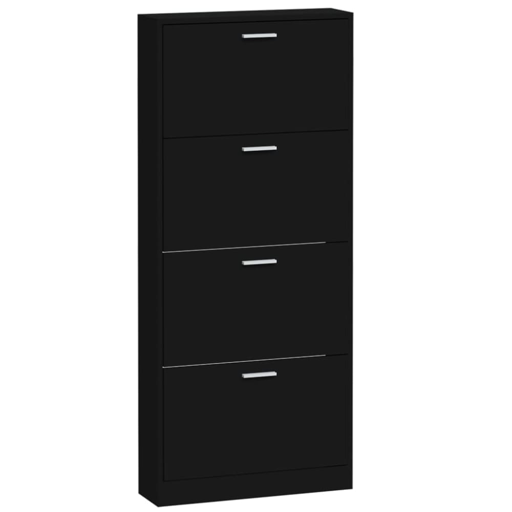 Armoire à chaussures range bois marron 59 x 17 x 150 cm Armoire à chaussures range bois marron 59 x 17 x 150 cm