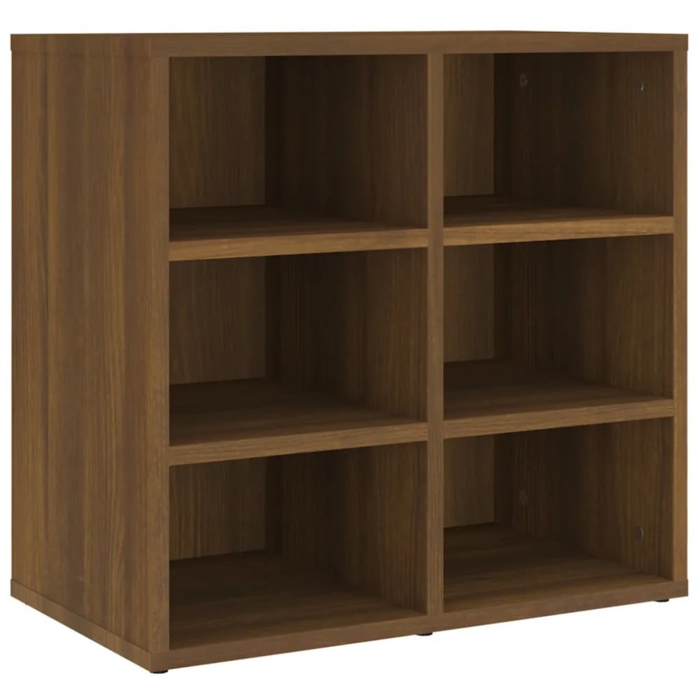 Armoire à chaussures pratique bois beige 52.5 x 30 x 50 cm Armoire à chaussures pratique bois beige 52.5 x 30 x 50 cm