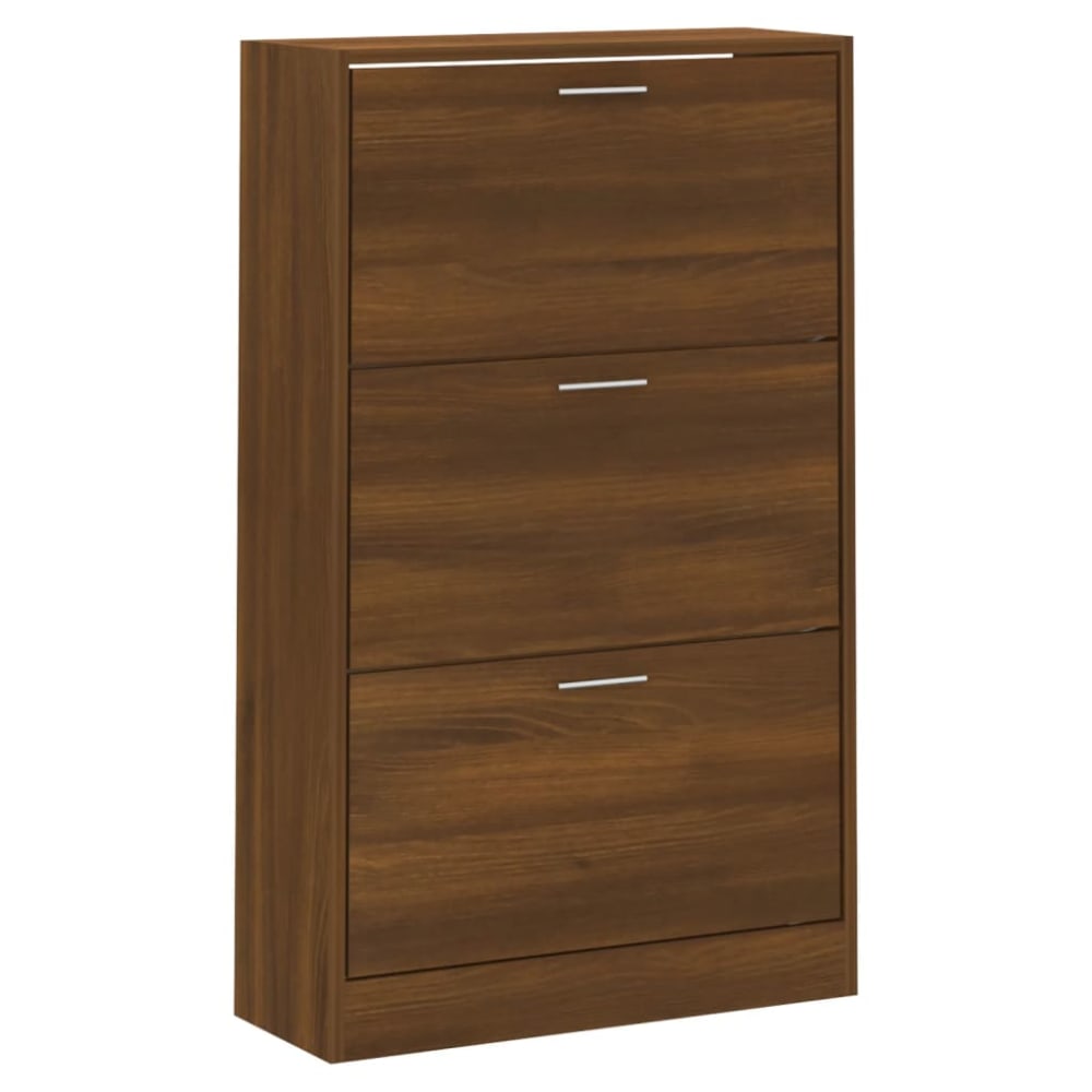 Armoire à chaussures range bois marron 63 x 24 x 103 cm Armoire à chaussures range bois marron 63 x 24 x 103 cm