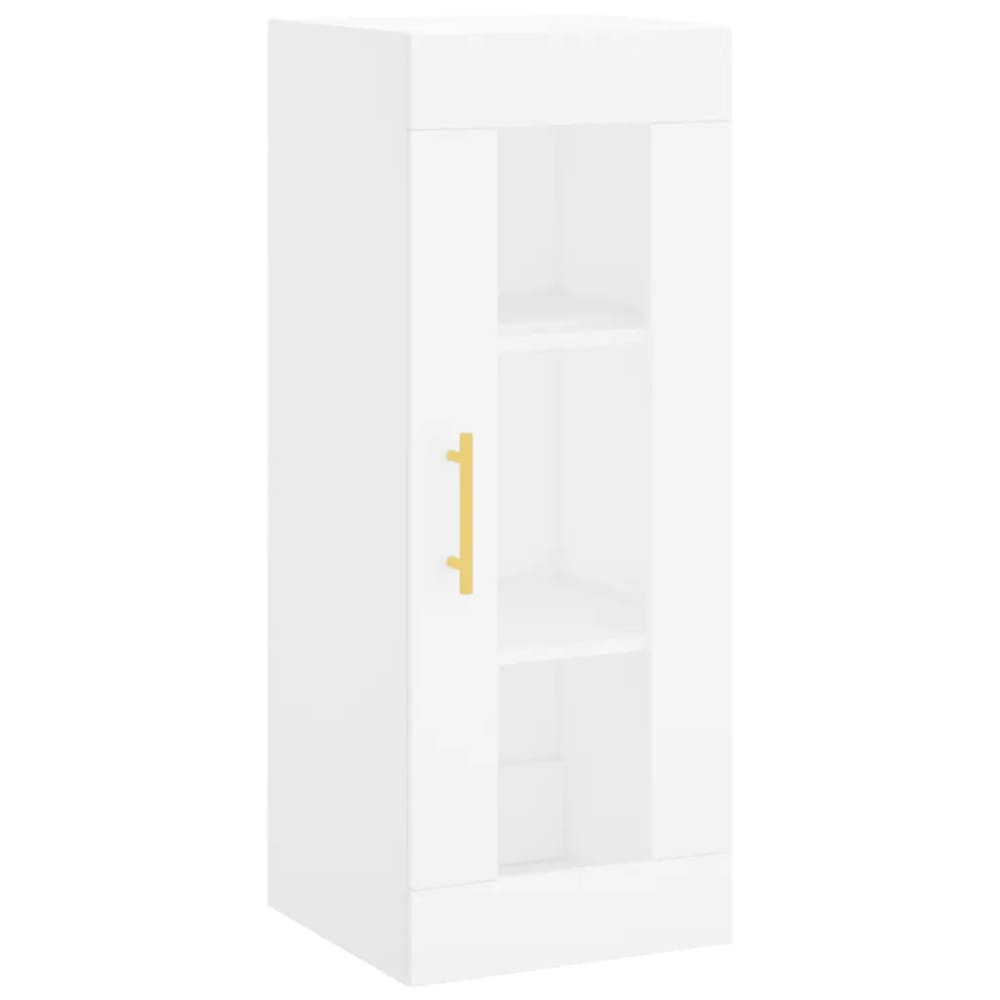 Armoire murale design pratique bois blanche 34.5 x 34 x 90 cm Armoire murale design pratique bois blanche 34.5 x 34 x 90 cm