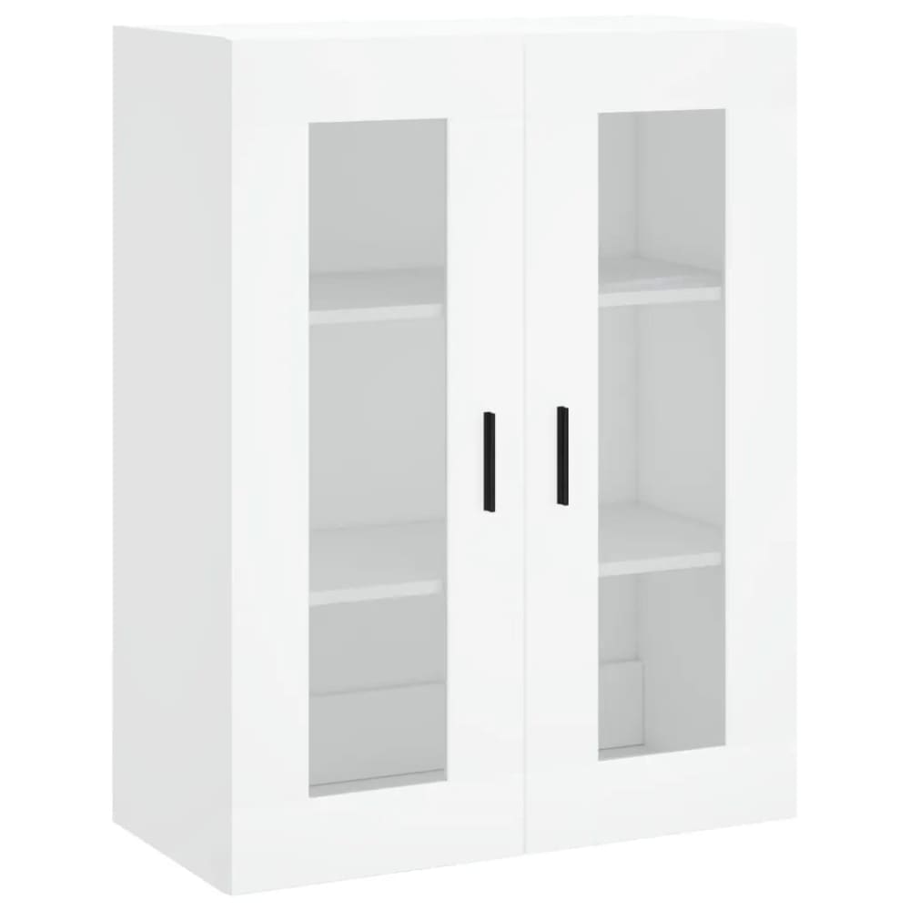Armoire murale suspendue moderne bois blanche 69.5 x 34 x 90 cm Armoire murale suspendue moderne bois blanche 69.5 x 34 x 90 cm
