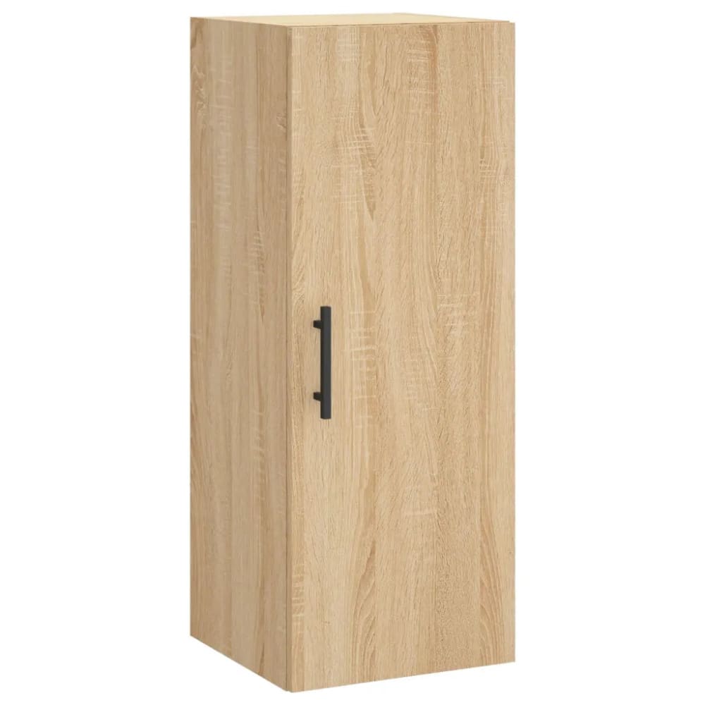 Armoire murale design pratique bois beige 34.5 x 34 x 90 cm