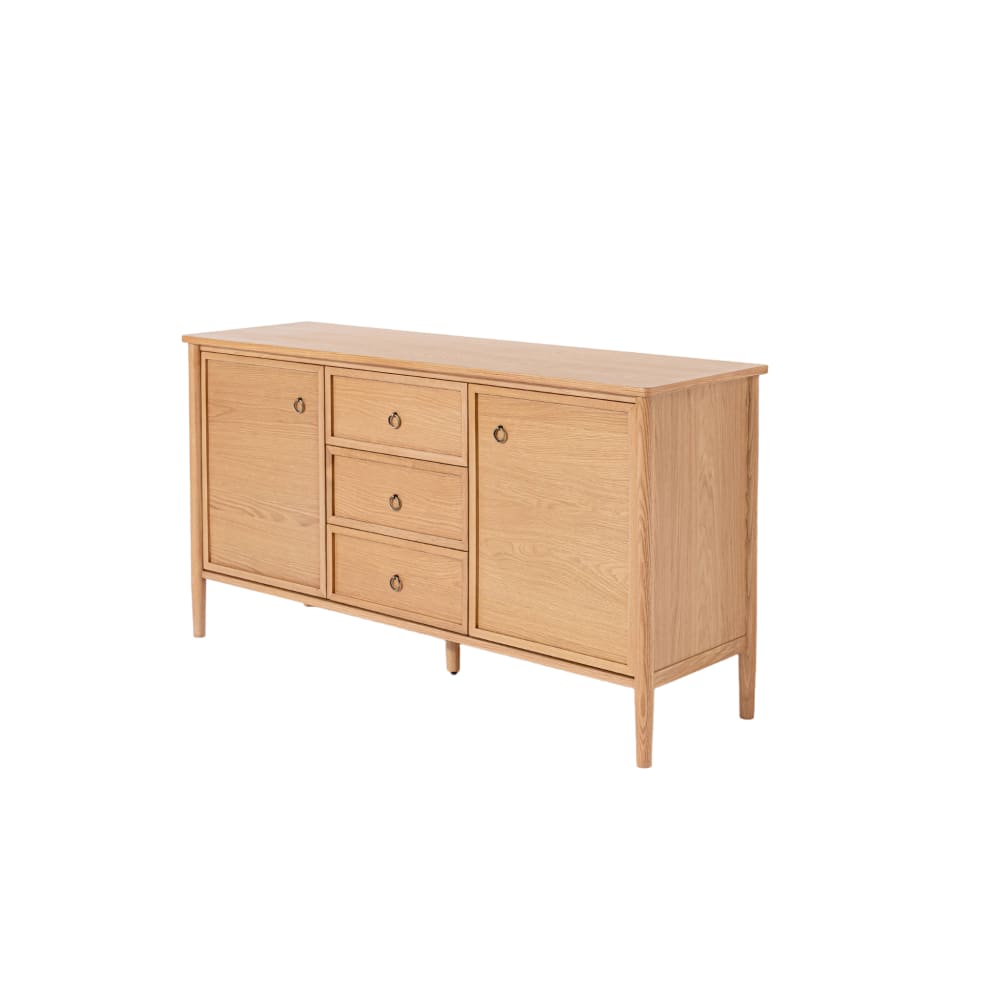 Buffet en chêne et placage de chêne Buffet en chêne et placage de chêne