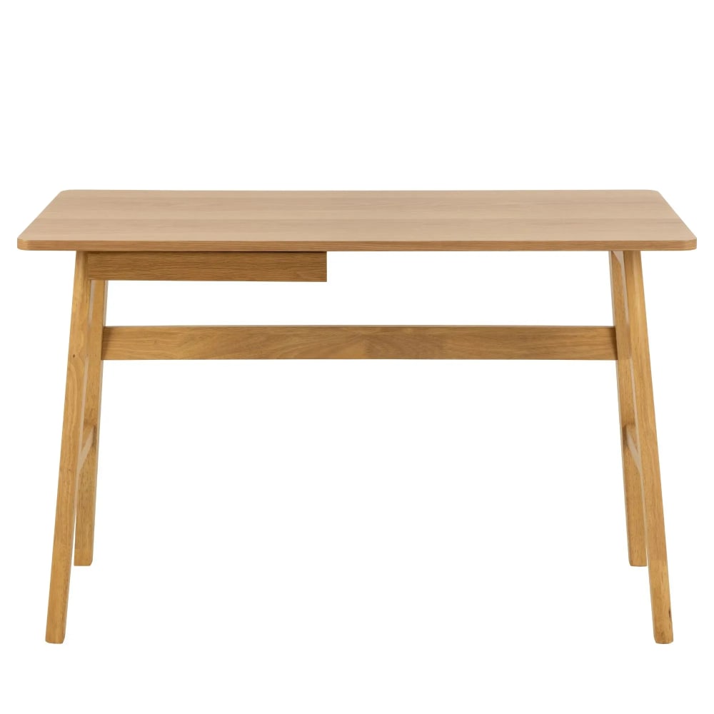 Bureau scandinave en chêne 1 tiroir l120 Bureau scandinave en chêne 1 tiroir l120