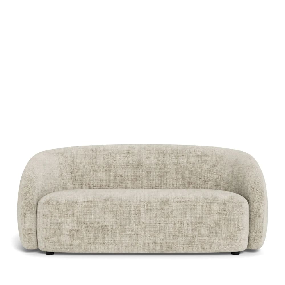 Canapé droit 2,5 places en tissu beige Canapé droit 2,5 places en tissu beige