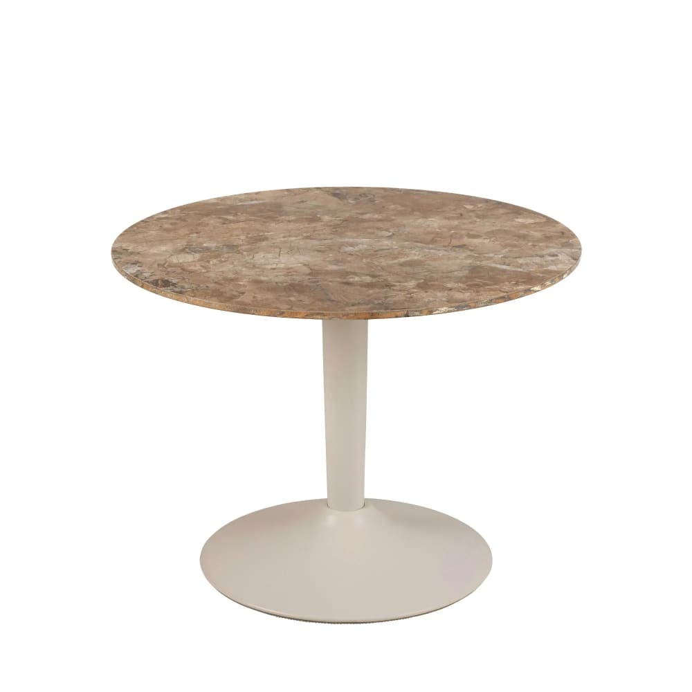 Table basse ronde en céramique marron l60 Table basse ronde en céramique marron l60