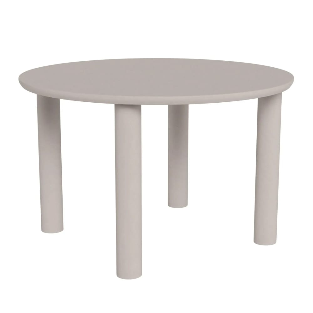 Table ronde design l120 gris 4 places Table ronde design l120 gris 4 places