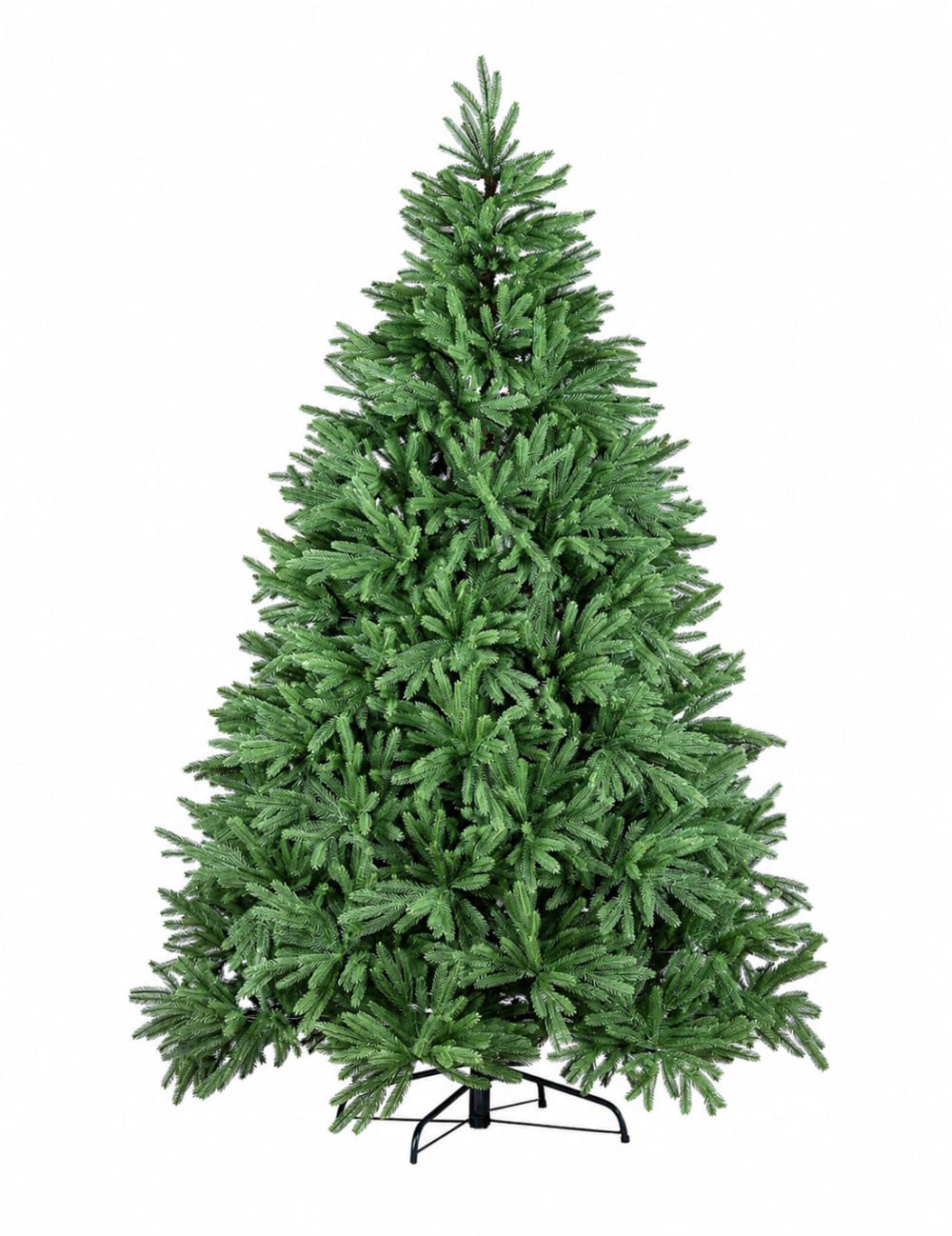 Bizzotto Weihnachtsbaum 210 cm, 4750 Zweige, Ø 145 cm style modern Grün Pe - Polyethylen