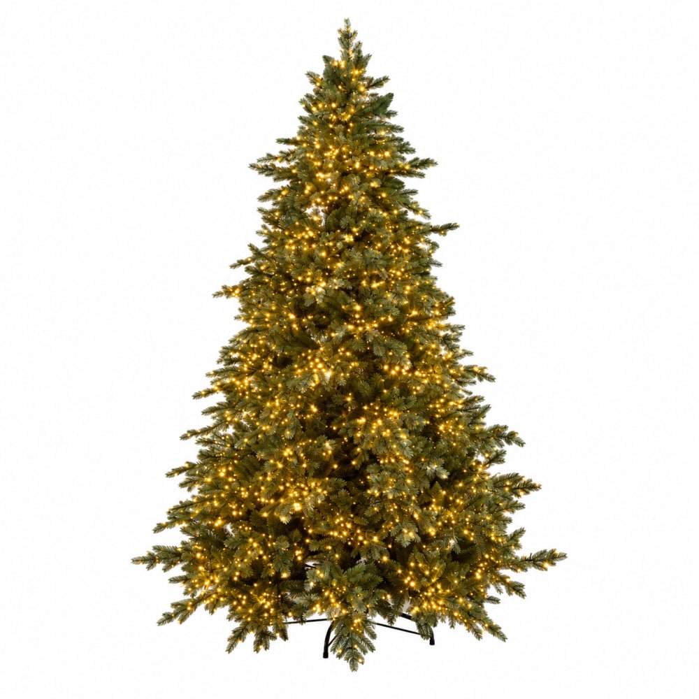 EDG Weihnachtsbaum 270 cm mit 6500 Mini-LEDs, Ø170 cm style modern Grün Pe - Polyethylen