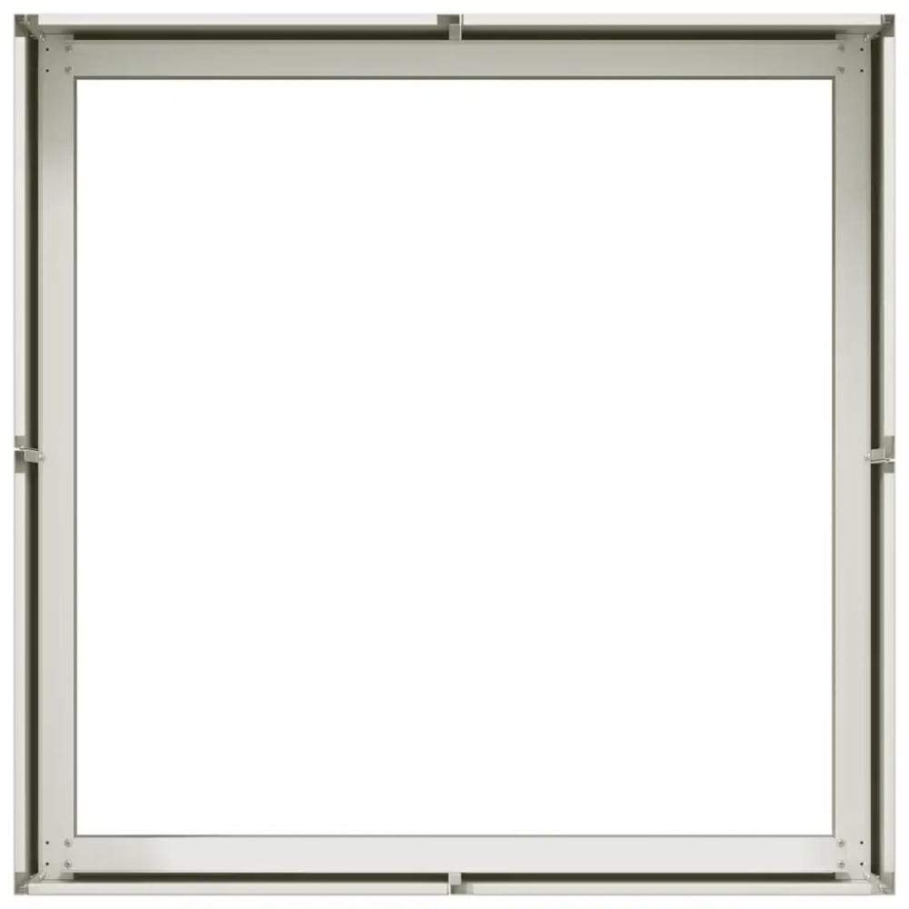 Jardinière carrée moderne pour blanche 80 x 80 x 30 cm — vue 4