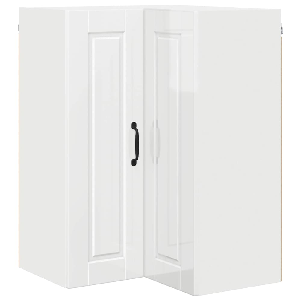 Armoire de cuisine murale bois blanche 57 x 57 x 80 cm Armoire de cuisine murale bois blanche 57 x 57 x 80 cm