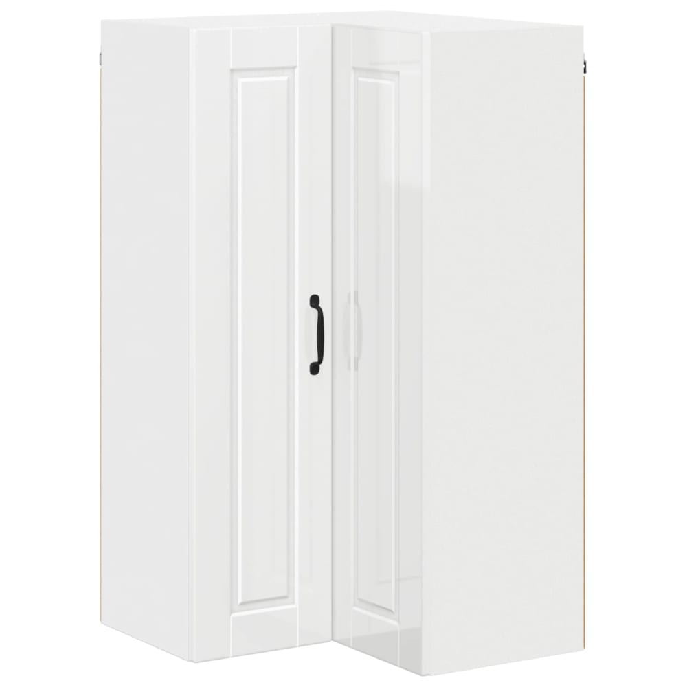 Armoire de cuisine murale bois blanche 57 x 57 x 100 cm Armoire de cuisine murale bois blanche 57 x 57 x 100 cm