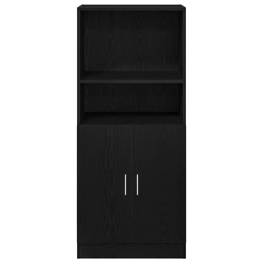 Armoire de cuisine noire bois marron 57 x 41.5 x 131.5 cm