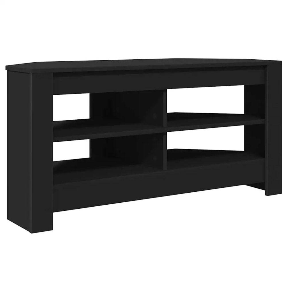 Meuble tv d'angle moderne bois marron 102 x 41 x 50 cm Meuble tv d'angle moderne bois marron 102 x 41 x 50 cm