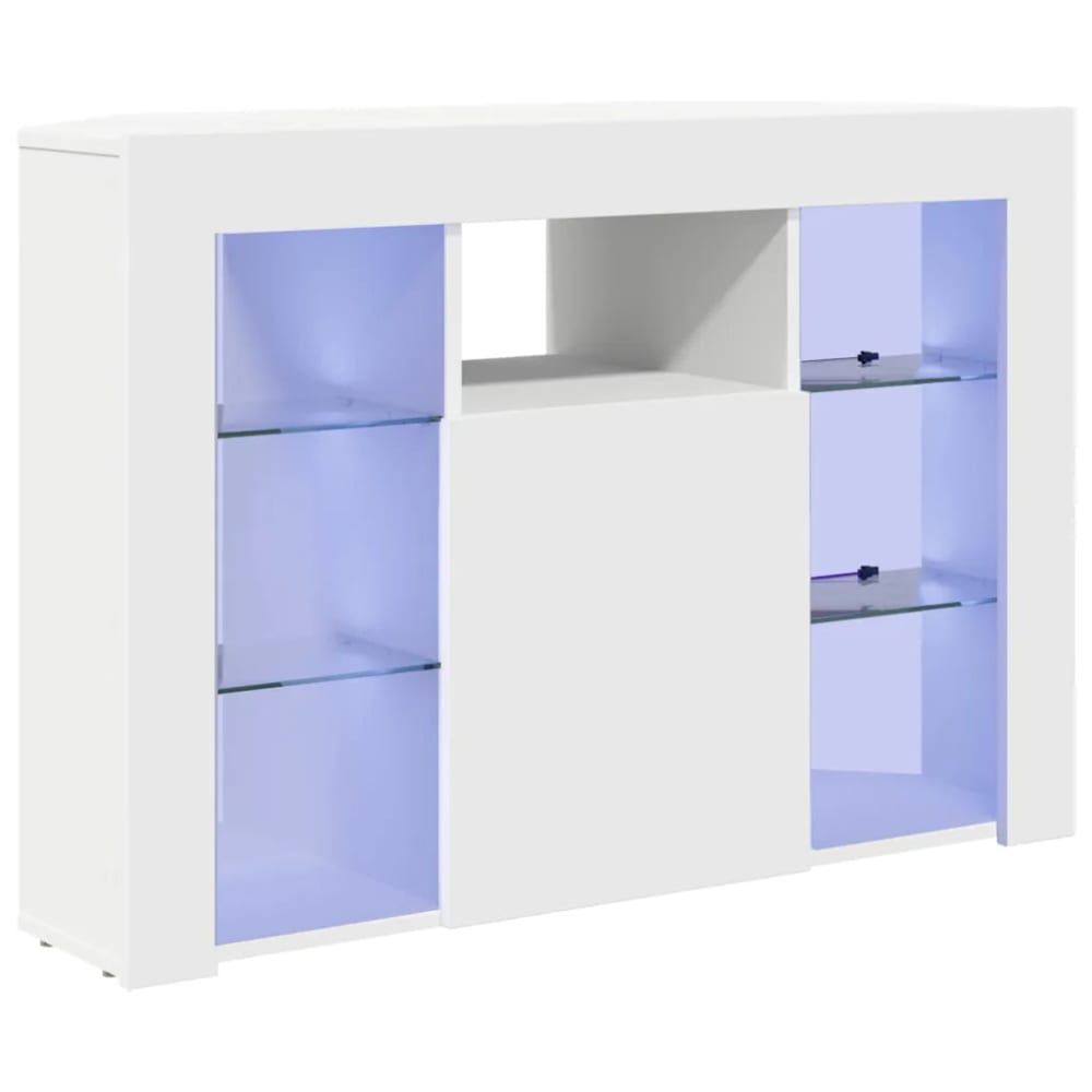 Meuble tv d'angle minimaliste bois blanc 100 x 40 x 68 cm Meuble tv d'angle minimaliste bois blanc 100 x 40 x 68 cm