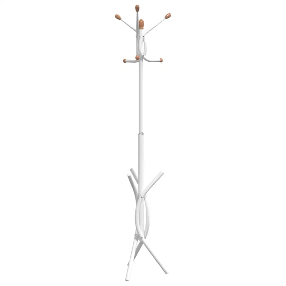 Porte-manteau sur pied pratique blanche 40 x 40 x 176 cm Porte-manteau sur pied pratique blanche 40 x 40 x 176 cm