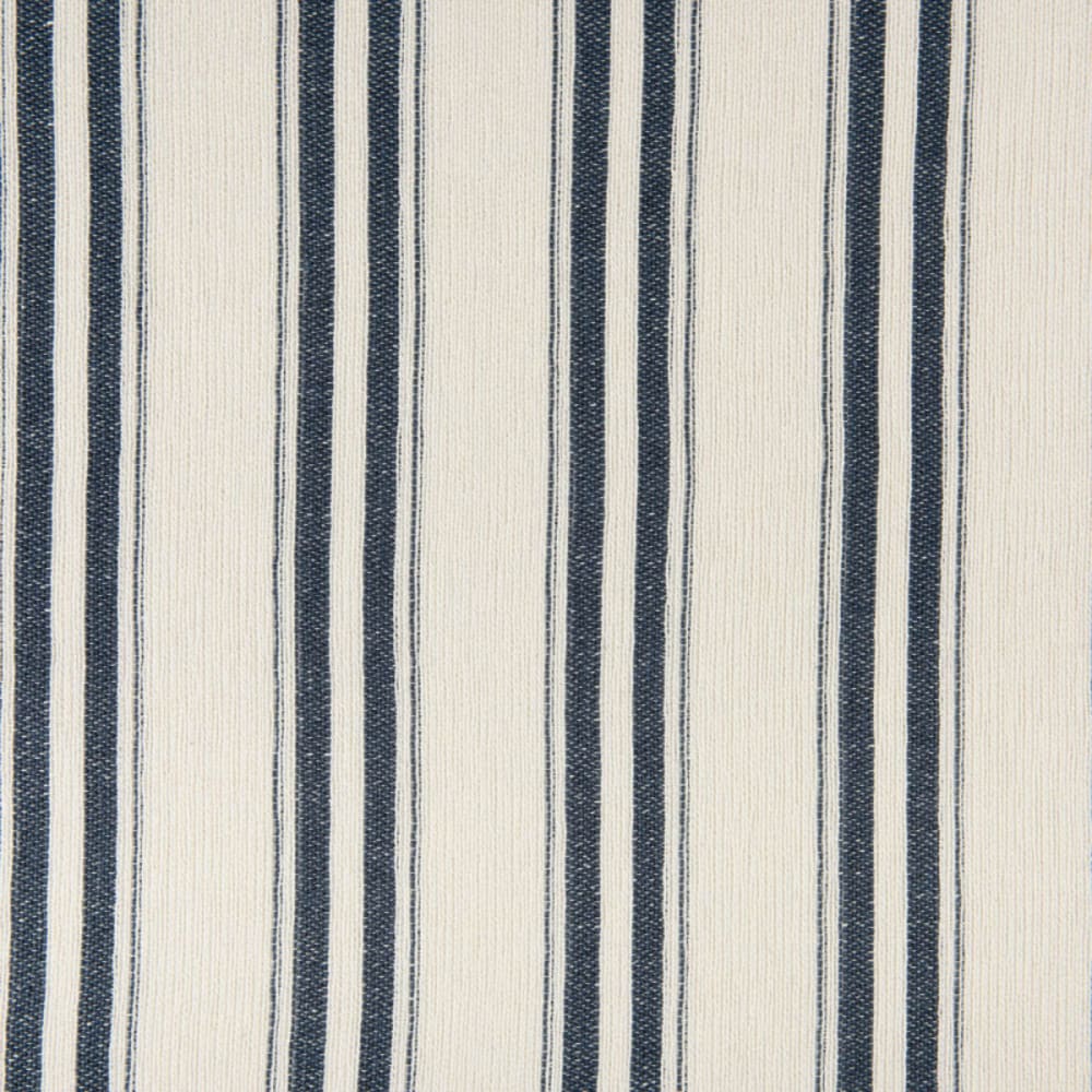 Rideau - coton recyclé tissé en france - 140x280cm - bleu marine — vue 3