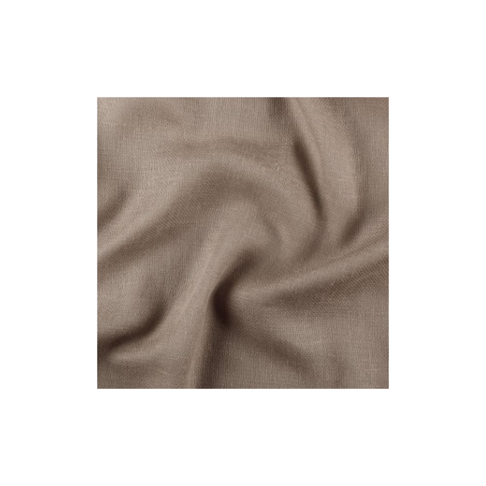 Rideau à anneaux - tissé en france - 145x260cm - taupe — vue 3