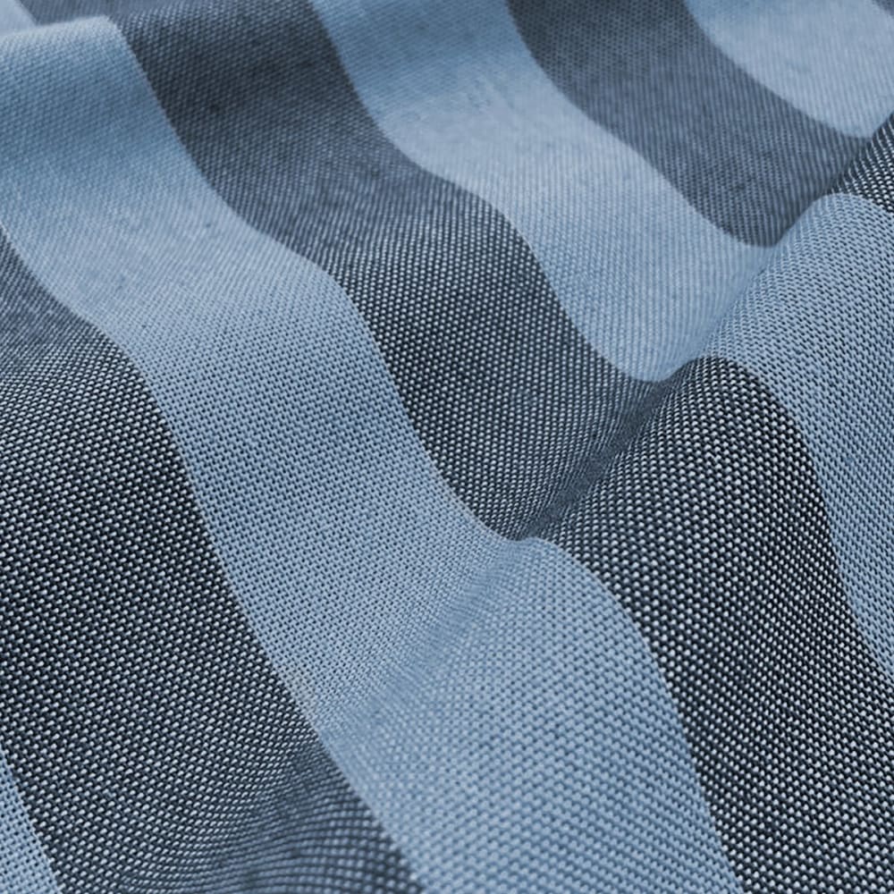 Jacquard-Tischdecke fleckabweisend Marineblau-Blau 140x300cm -