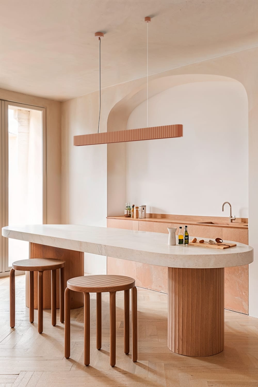 Suspension led cuivre dimmable ip20 3cct — vue 3