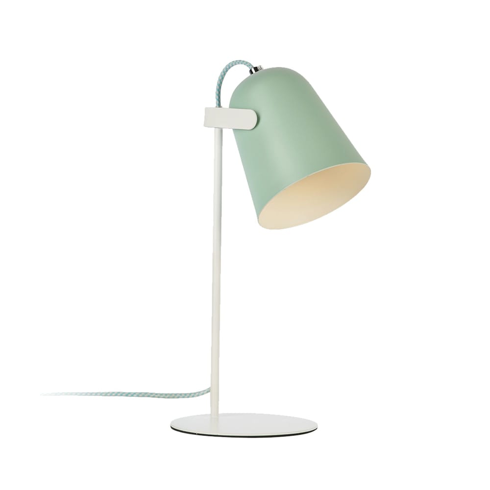 Lampe de table e14 40w vert et blanc Lampe de table e14 40w vert et blanc