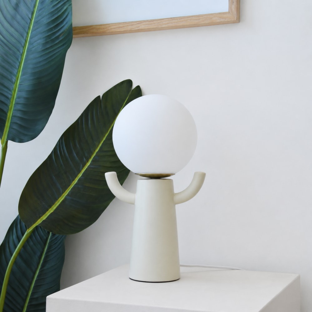 Offweiße Keramiklampe - Maisons Du Monde