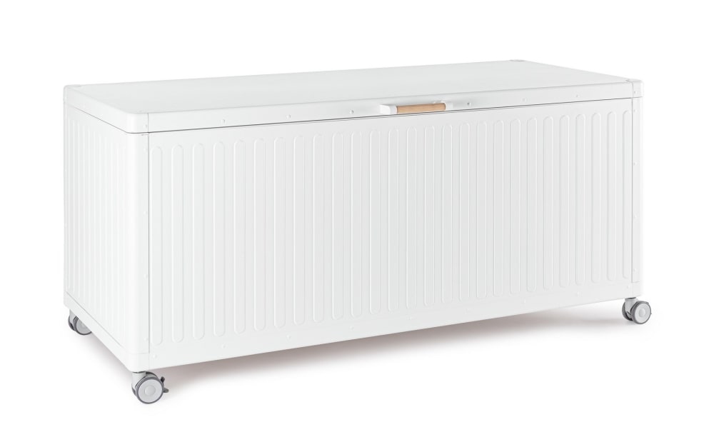 Coffre en aluminium et panneaux en acier 164,8x72x70 Blanc Coffre en aluminium et panneaux en acier 164,8x72x70 Blanc