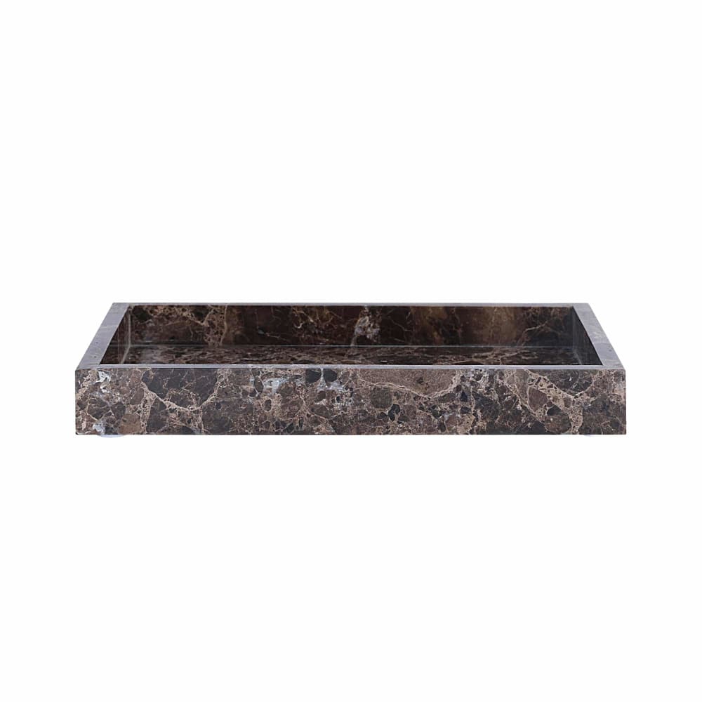 Tablett marbre marron foncé 25x15x3cm Tablett marbre marron foncé 25x15x3cm