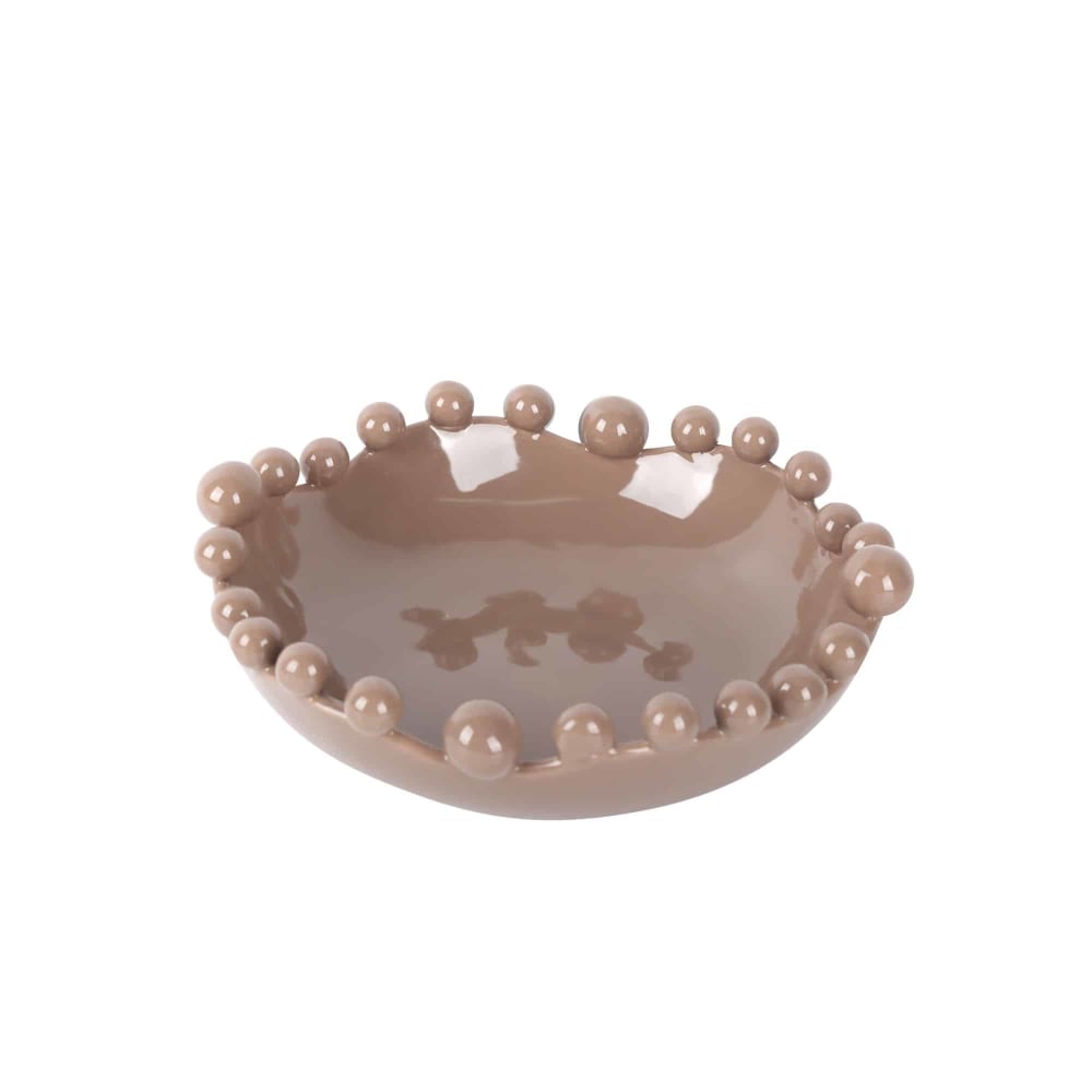 Plat céramique brun moka 26.8x26.2x8.5cm Plat céramique brun moka 26.8x26.2x8.5cm