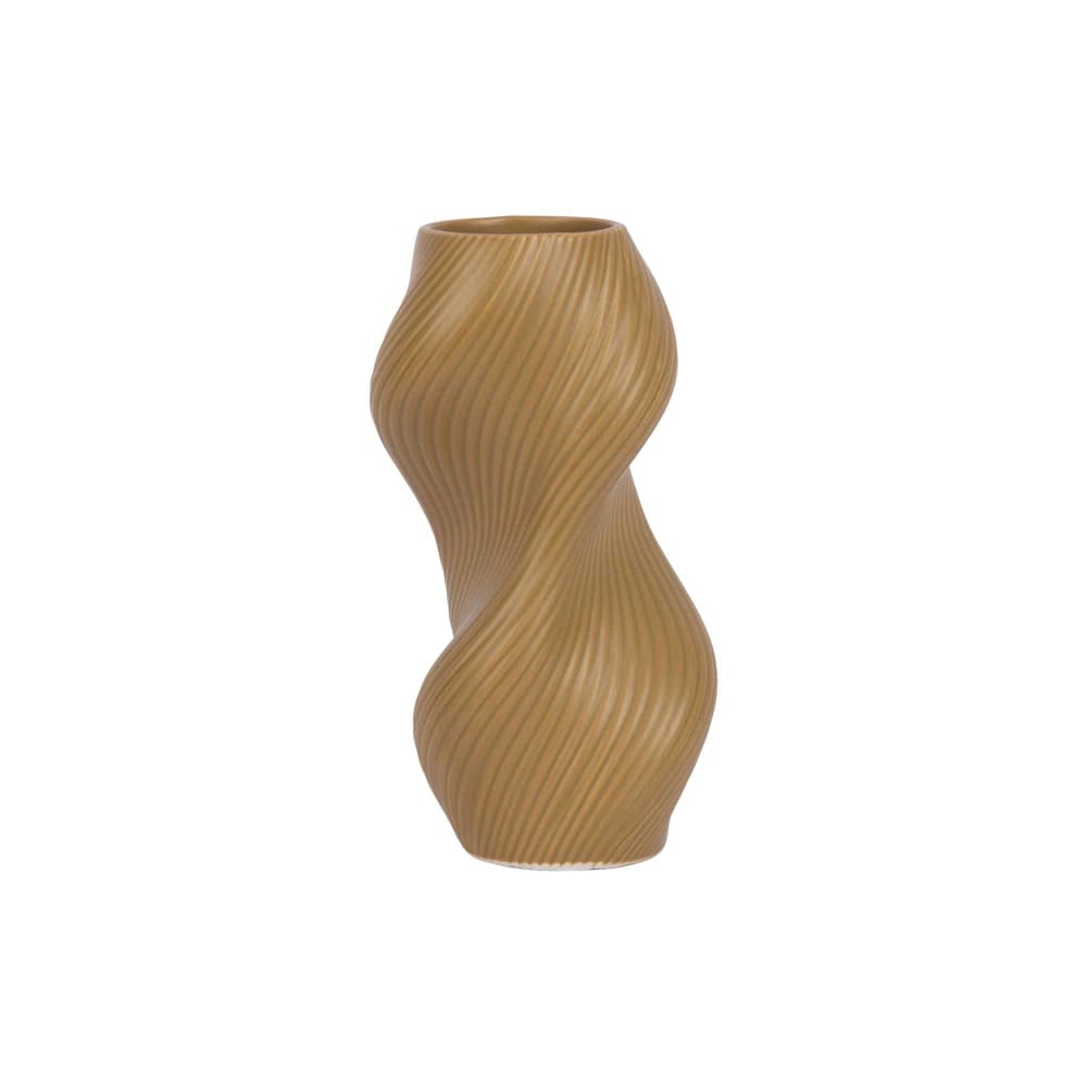 Vase céramique kaki foncé 12.5x12.5x24.5cm Vase céramique kaki foncé 12.5x12.5x24.5cm