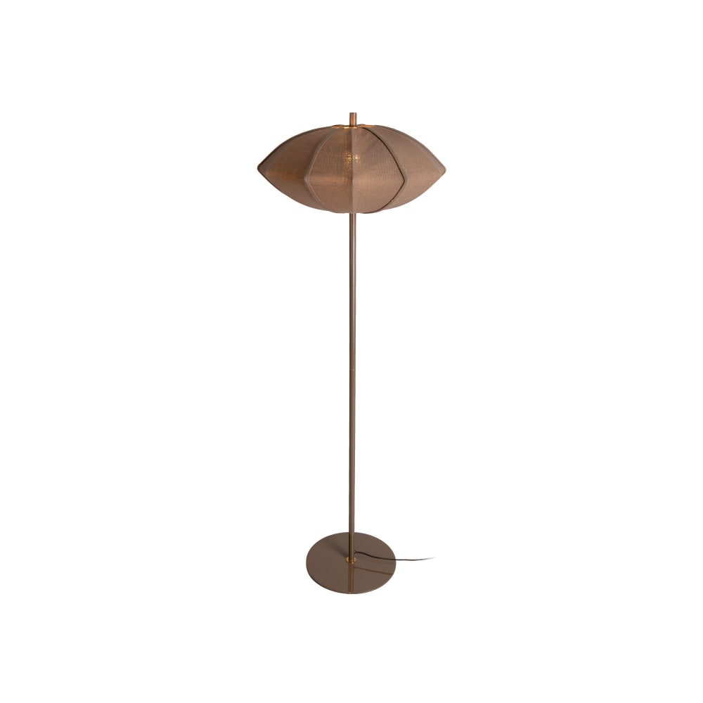 Lampadaire coton brun 50x50x142cm Lampadaire coton brun 50x50x142cm