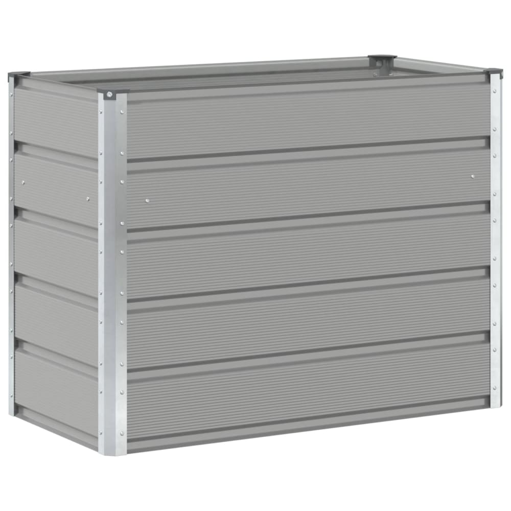 Jardinière moderne pour jardin 100 x 50 x 77 cm gris