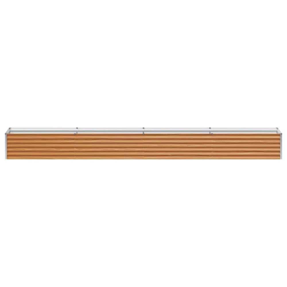 Jardinière surélevée industrielle style marron 390 x 50 x 36 cm — vue 3