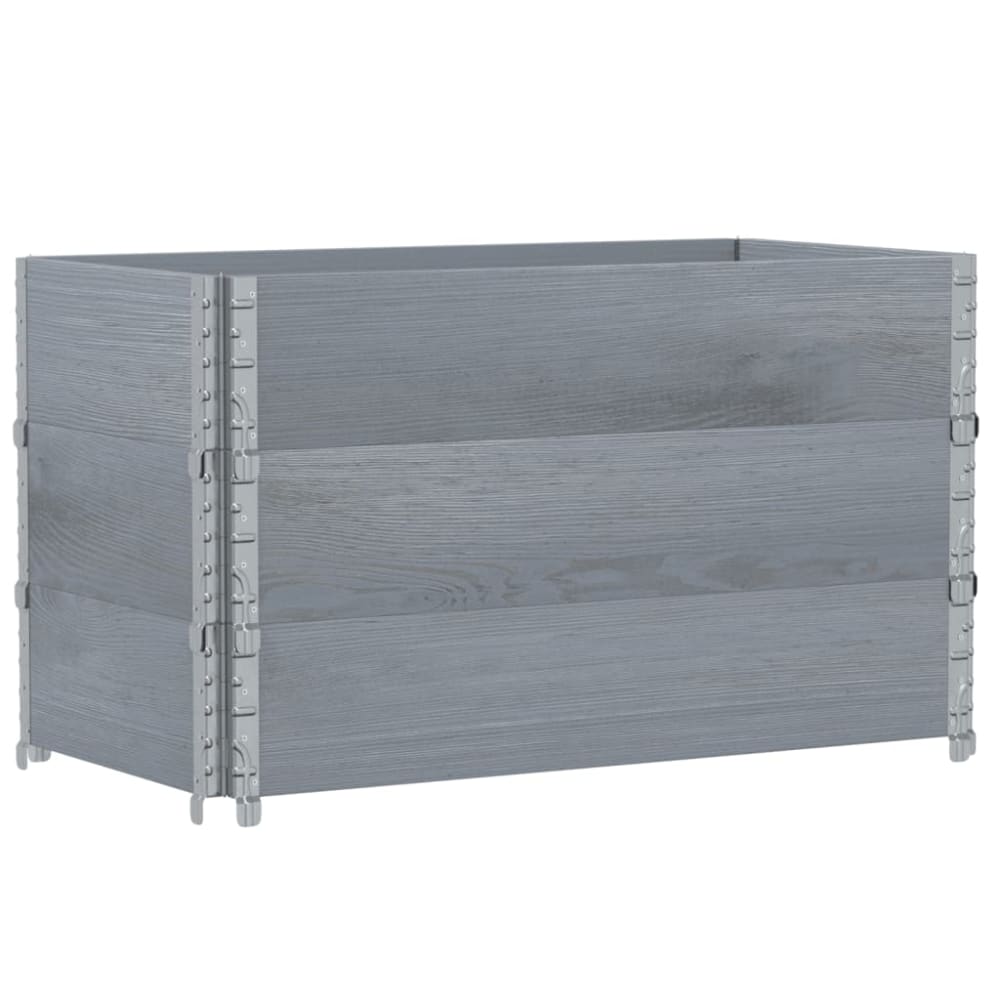 Jardinière bac lit surélevé bois marron 100 x 50 x 60.5 cm