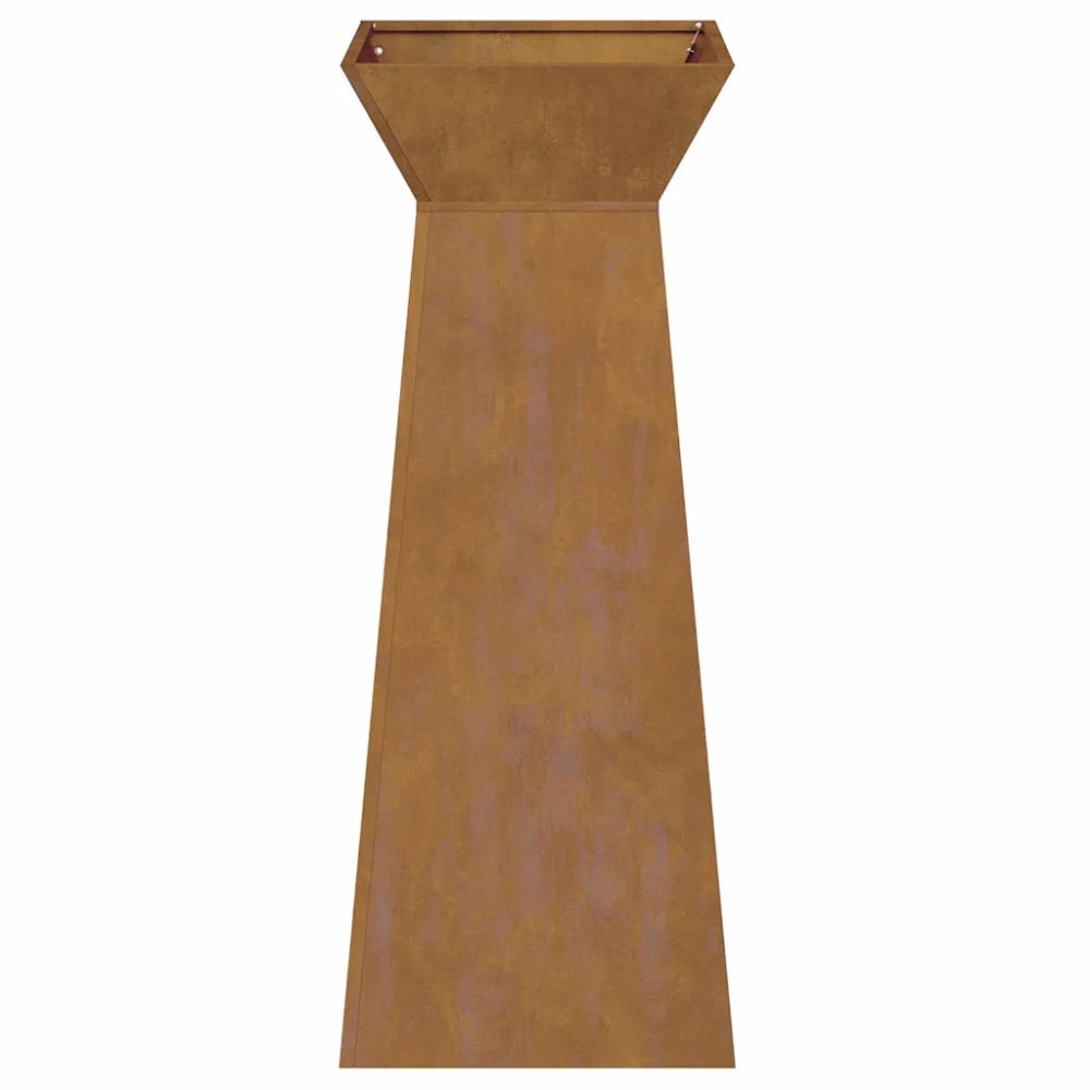 Jardinière à pilier extérieur aluminium 40 x 40 x 101 cm — vue 4