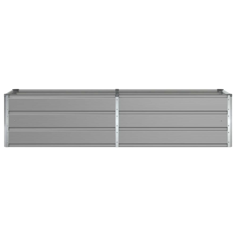 Jardinière design moderne extérieure 195 x 50 x 45 cm gris — vue 3