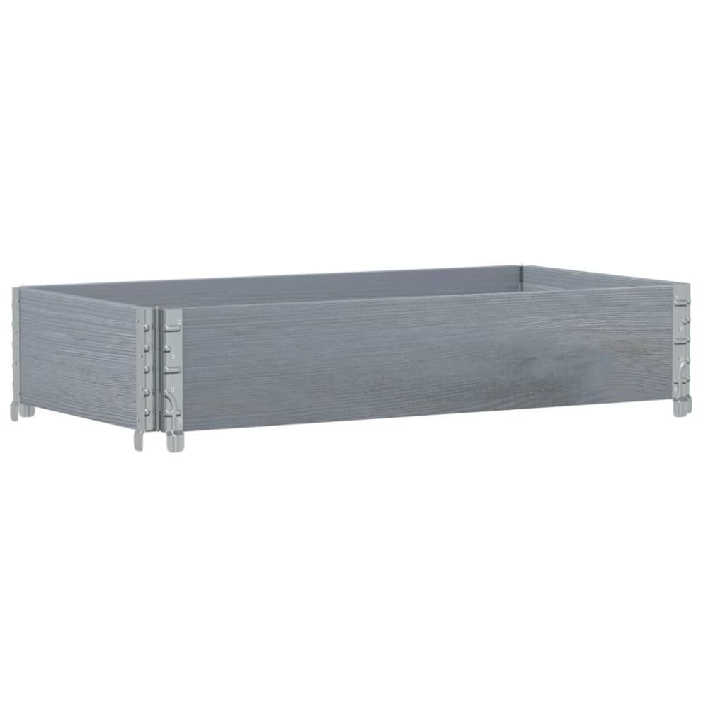 Jardinière bac lit surélevé bois marron 100 x 50 x 45433 cm